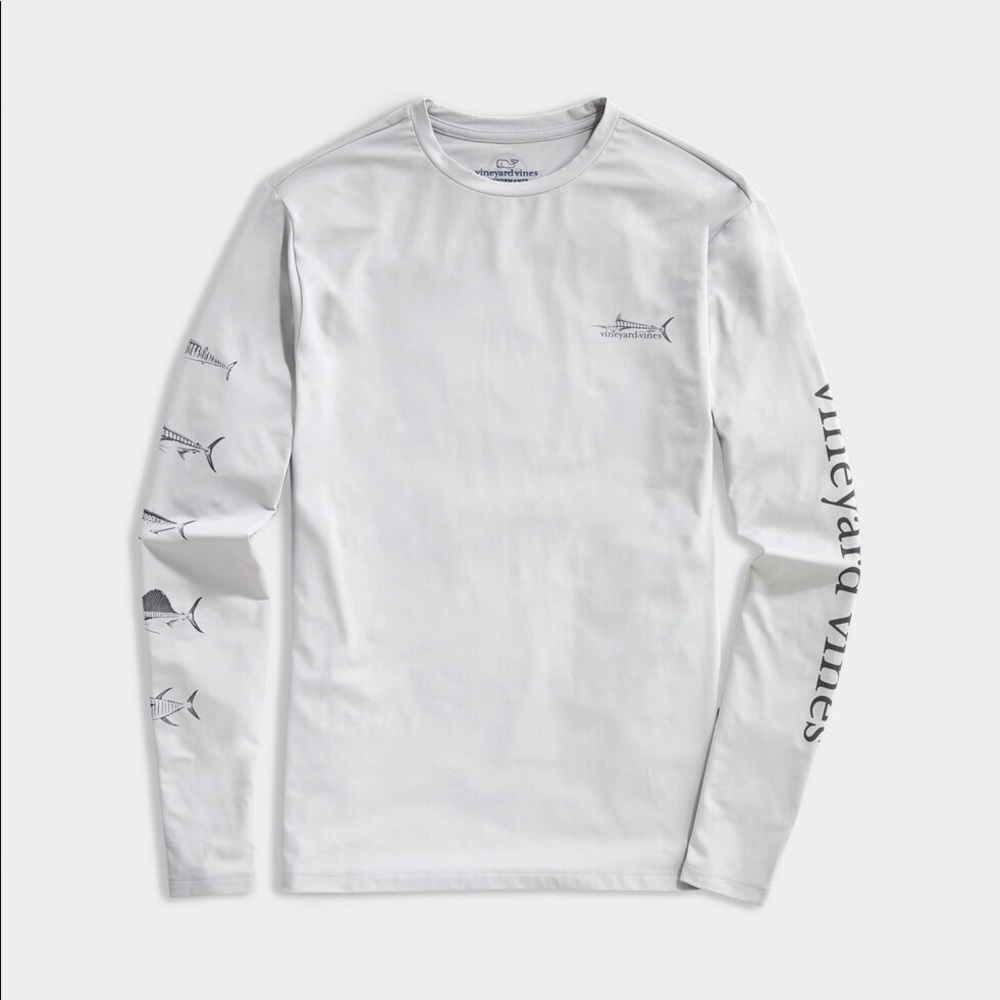 VINEYARD VINES LONG SLEEVE PERFORMANCE HARBOR TEE